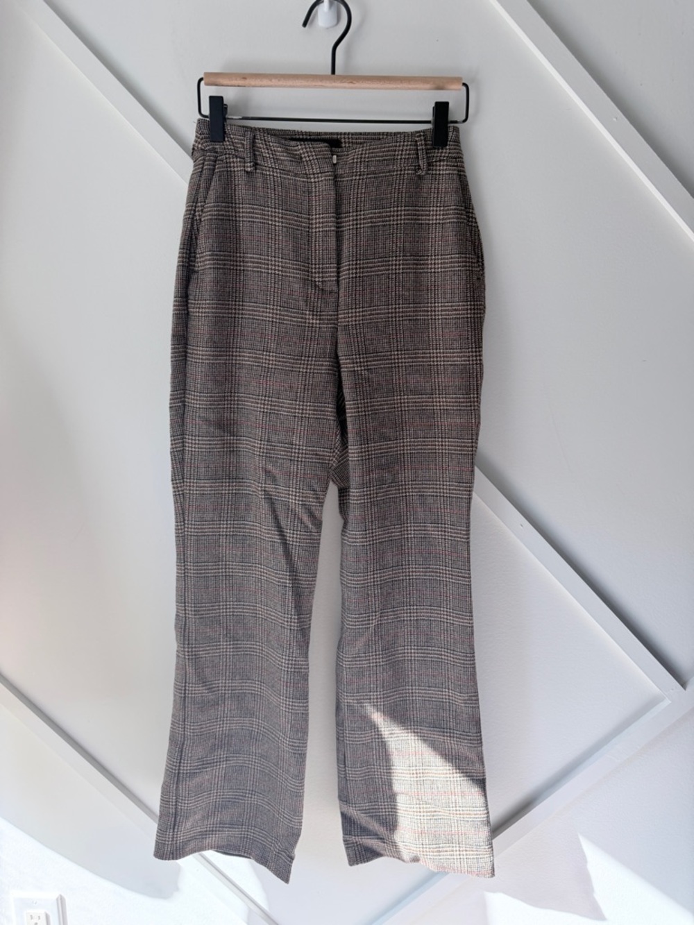Weekend by Max Mara Wool Plaid Trousers Size 2 (Altered – Fit Smaller)